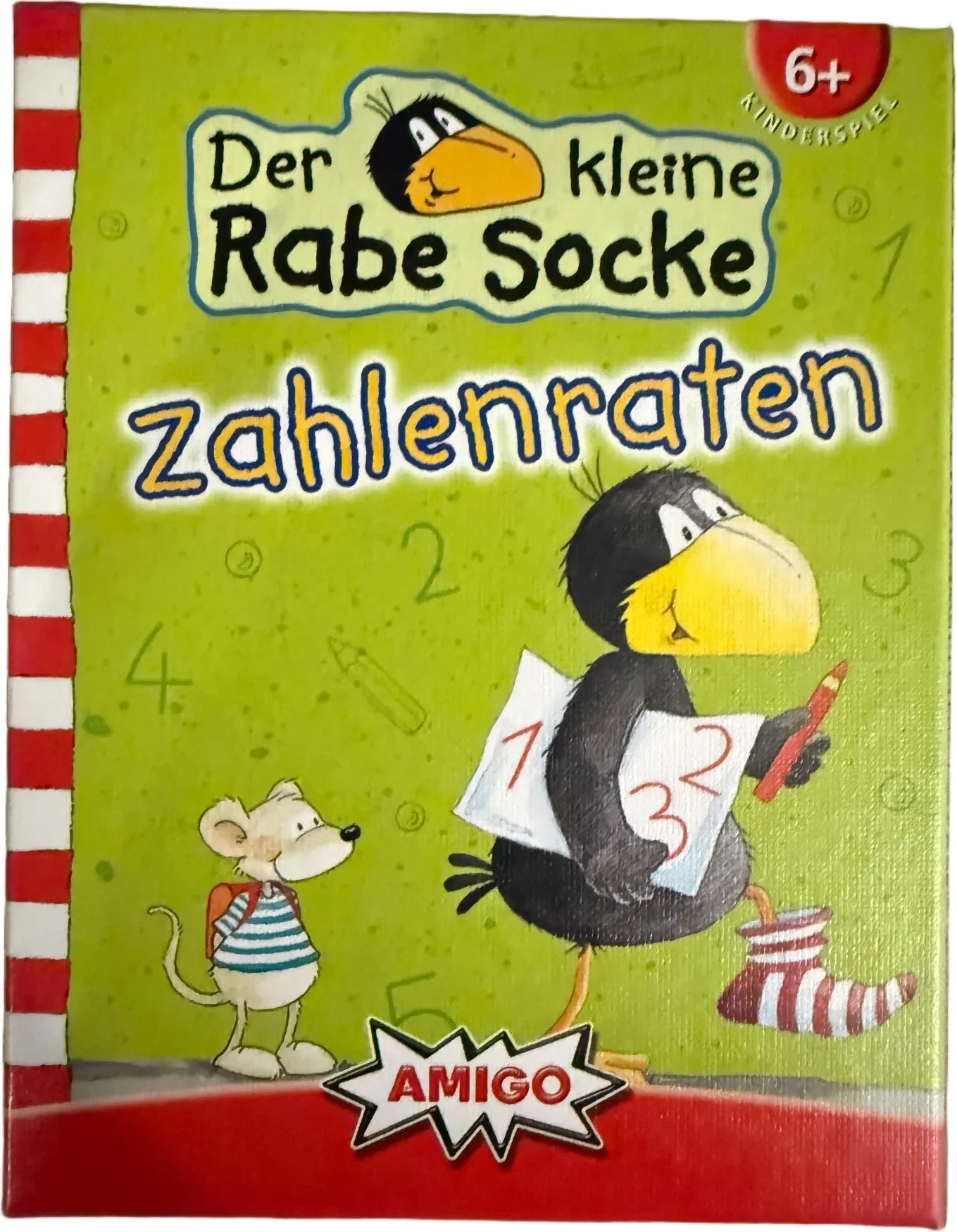Zahlenraten - der kleine Rabe Socke